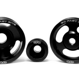 GFB 04-10 WRX/STI 3 Piece Under-Drive Pulley Kit w/ Belts (Crank Alternator & Power Steering) - 2010