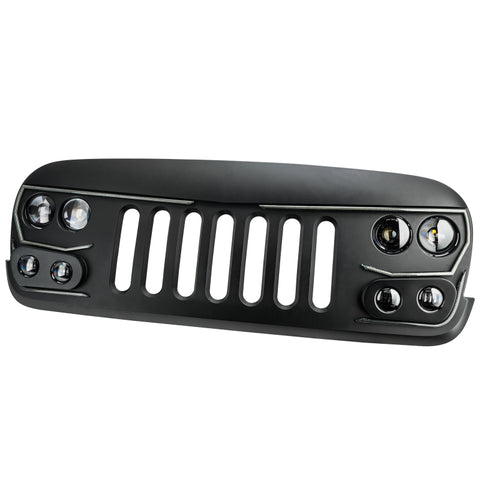 Oracle VECTOR Series Full LED Grille - Jeep Wrangler JK - NA - 5817-PRO