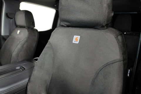 Covercraft 21-25 Ford F150 Carhartt Super Dux SeatSaver Custom 1st Row Seat Covers - Gravel - SSC3489COGY