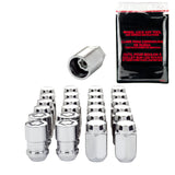 McGard 6 Lug Hex Install Kit w/Locks (Cone Seat Nut) M12X1.5 / 13/16 Hex / 1.5in. Length - Chrome - 84657