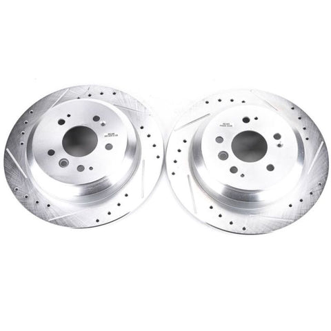 Power Stop 16-19 Honda Pilot Rear Evolution Drilled & Slotted Rotors - Pair - JBR1729XPR