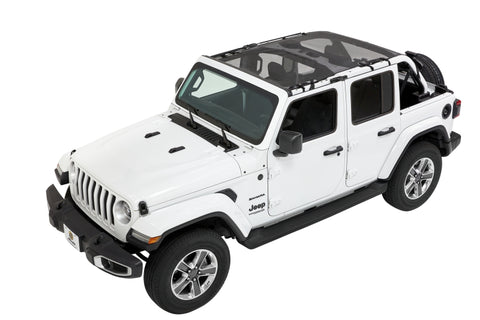Bestop 18-26 Jeep Wrangler JL 4-Door Sun Safari Bikini (Mesh) - 52411-11