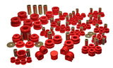 Energy Suspension 02-09 Nissan 350Z / 03-07 Infiniti G35 Coupe Red Hyper-Flex Master Bushing Set - 7.18108R