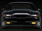 Raxiom 99-04 Ford Mustang Excluding Cobra Fog Lights Yellow - 49158
