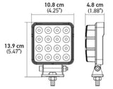 Hella ValueFit Work Light 4SQ 2.0 LED MV LR LT - 357106012
