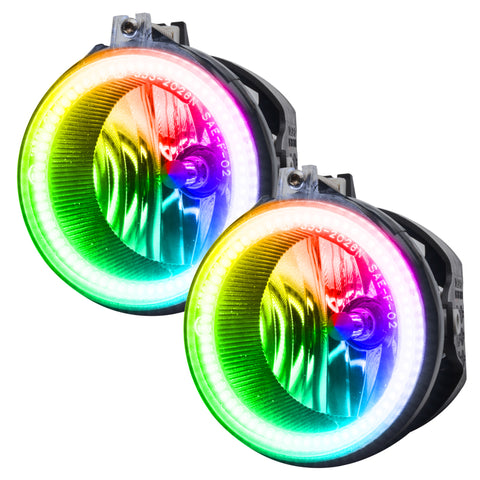 Oracle Jeep Compass 07-13 LED Fog Halo Kit - ColorSHIFT - 1178-333