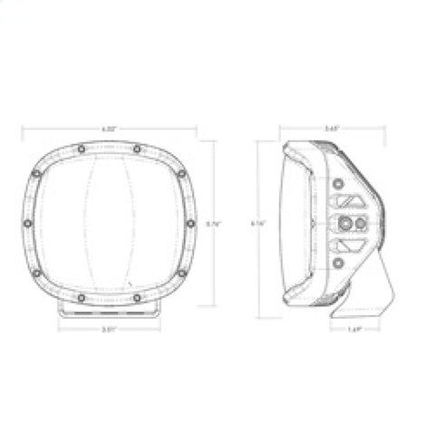 Rigid Industries Adapt XP Xtreme Powersports LED Light (Single) - 300414