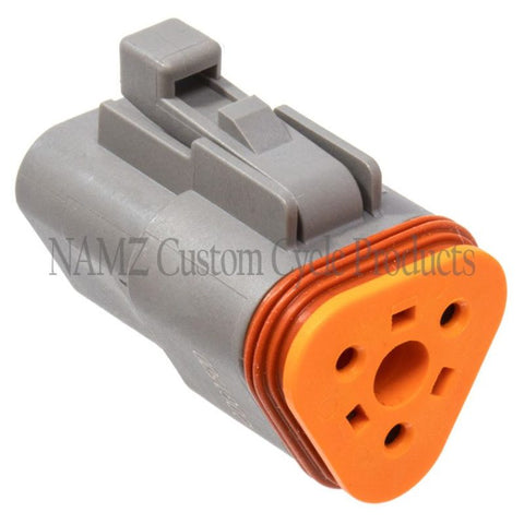 NAMZ Deutsch DT Series 3-Wire Plug & Wedgelock - Grey (HD 72133-94GY) - DP-3G