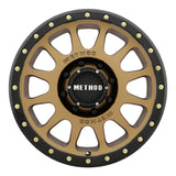 Method MR305 NV 20x10 -18mm Offset 8x6.5 130.81mm CB Method Bronze/Black Street Loc Wheel - MR30521080918N