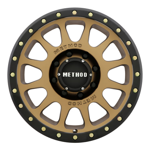 Method MR305 NV 20x9 +18mm Offset 8x6.5 130.81mm CB Method Bronze/Black Street Loc Wheel - MR30529080918