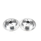Power Stop 08-13 Toyota Highlander Rear Evolution Drilled & Slotted Rotors - Pair - JBR1369XPR