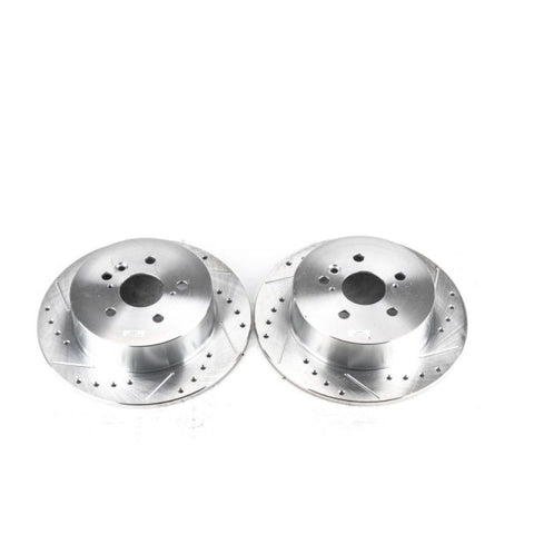 Power Stop 08-13 Toyota Highlander Rear Evolution Drilled & Slotted Rotors - Pair - JBR1369XPR