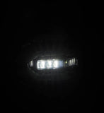 AlphaRex 07-13 GMC Sierra 1500/2500HD/3500HD Luxx Series LED Tail Lights - Alpha Black - 630070