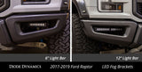 Diode Dynamics Raptor 2017 Stage Series Fog Kit Stage Series 6 In - White Wide - DD6005