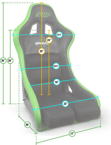 PRP Bravo Composite Seat - A4502
