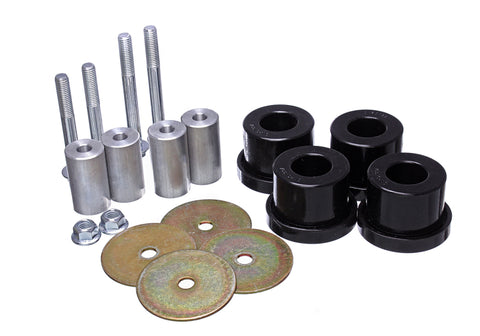 Energy Suspension 2015 Ford Mustang (Exc Cobra) Black Differential Mount Bushing Set - 4.1139G