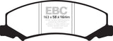 EBC 08-09 Buick Allure (Canada) 5.3 Ultimax2 Front Brake Pads - UD1159