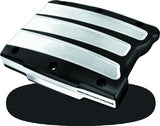 Performance Machine Twin Cam Scallop Rocker Cover - Contrast Cut Platinum - 0177-2021-BMP