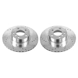 Power Stop 11-17 BMW X3 Rear Evolution Drilled & Slotted Rotors - Pair - EBR1240XPR
