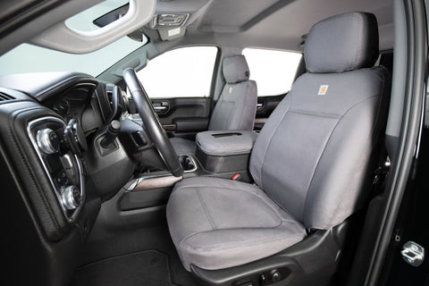 Covercraft 04-08 Ford F-150 XLT Carhartt PrecisionFit Custom Front Row Seat Covers - Gravel - GTF367CAGY
