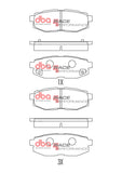 DBA 2012+ Subaru BRZ / 2012+ Toyota 86/GR 86 Rear RP Performance Brake Pads - DB1789RP