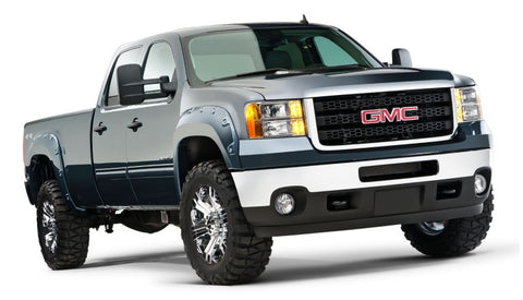Bushwacker 11-14 GMC Sierra 3500 Fleetside Boss Pocket Style Flares 4pc Excludes Dually - Black - 40953-02