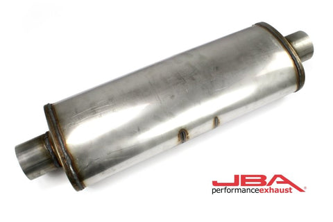 JBA Universal Chambered 304SS Muffler 22x8x5 3in Center/Center - 40-302202