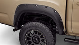 Bushwacker 22-23 Toyota Tundra Front Pocket Style Flares 2pc - Black - 30053-02