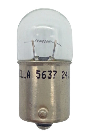 Hella Bulb 5637 24V 10W BA15s B6 - 5637