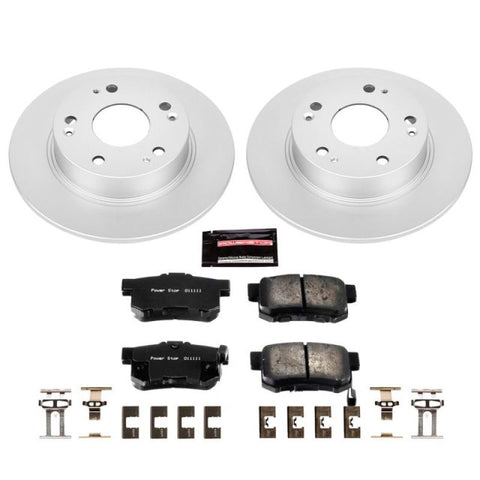 Power Stop 04-08 Acura TSX Rear Z17 Evolution Geomet Coated Brake Kit - CRK2391