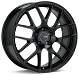 Enkei Raijin 19x9.5 35mm Offset 5x120 Bolt Pattern 72.6 Hub Bore Black Wheel - 467-995-1235BK