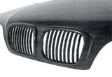 Seibon 97-03 BMW 5 Series 4Dr (E39) GTR-Style Carbon Fiber Hood - HD9703BMWE39-GTR