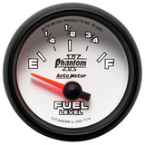 Autometer Phantom II 2-1/16in 240E - 33F OHM Electric Fuel Level Gauge - 7516