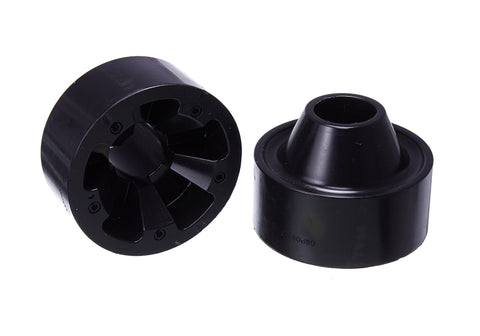 Energy Suspension 07-17 Jeep Wrangler (JK) Black Rear Coil Spring Spacer 1-3/4in Lift Set - 2.6112G