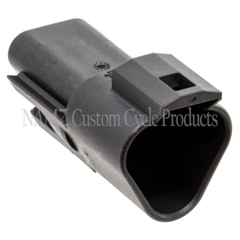 NAMZ Deutsch DT Series 3-Wire Receptacle & Wedgelock - Black (HD 72103-94BK) - DR-3B