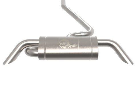 aFe MACH Force-Xp 3in - 2 1/2in SS Cat Back Exhaust System VW Tiguan 18-22 2.0- 110in Wheelbase - 49-36449