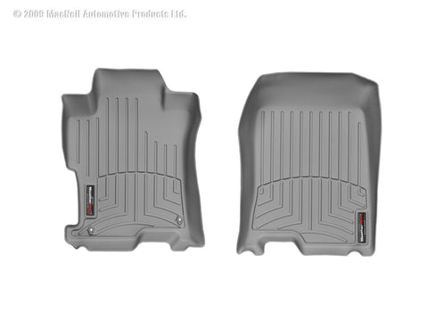 WeatherTech 08-12 Honda Accord Front FloorLiner - Grey - 461481