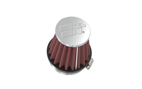 K&N Universal Chrome Filter 2.125 in Flange ID / 3in Base OD / 2in Top OD / 2.75in Height - RC-2340