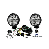 KC HiLiTES Apollo Pro 5in. Halogen Light 55w Fog Beam (Pair Pack System) - Black - 452