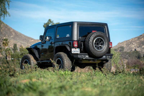 DV8 Offroad 07-18 Jeep Warngler JK Full-Width Rear Bumper - RBJK-13