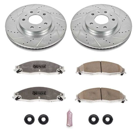 Power Stop 03-07 Cadillac CTS Front Z26 Street Warrior Brake Kit - K1419-26