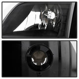 xTune Ford F150 97-03 Crystal Headlights w/ Clear LED Corners Black HD-ON-FF15097-LED-SET-BK - 5014184