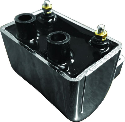Twin Power 65-79 Big Twin and XL Ignition Coil Chrome Replaces H-D 31609-65A 5 Ohm - 210535