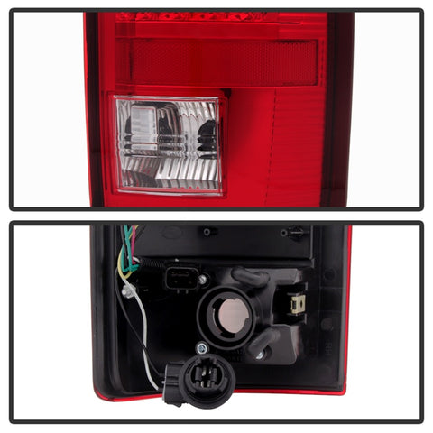 xTune Dodge Ram 02-06 1500 / Ram 2500/3500 03-06 LED Tail Light Red Clear ALT-JH-DR02-LED-RC - 5072993