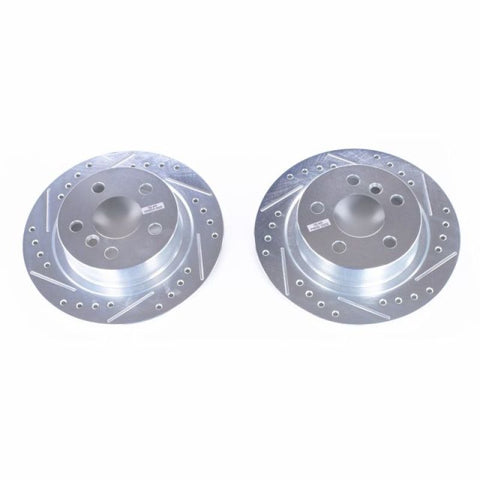 Power Stop 14-18 BMW i3 Rear Evolution Drilled & Slotted Rotors - Pair - EBR1658XPR