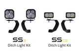 Diode Dynamics 10-21 Toyota 4Runner Stage Series 2in LED Ditch Light Kit Sport - White Combo - DD6750