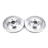 Power Stop 03-08 Pontiac Vibe Front Evolution Drilled & Slotted Rotors - Pair - JBR931XPR