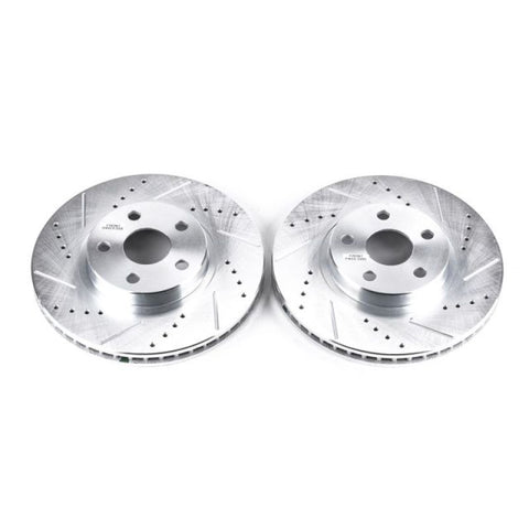 Power Stop 03-08 Pontiac Vibe Front Evolution Drilled & Slotted Rotors - Pair - JBR931XPR