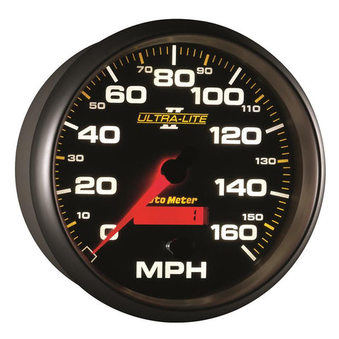 Autometer Ultra-Lite II 5 Inch 160 MPH FSE Programmable Speedometer - 4989