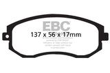 EBC 2012+ Subaru BRZ/FRS/86 2.0L Bluestuff Front Brake Pads - DP51884NDX